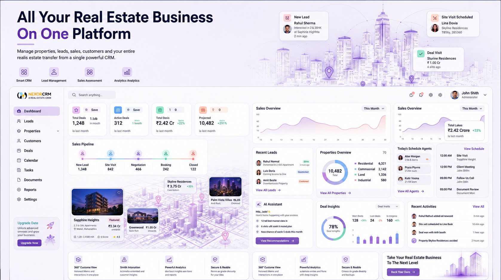 Nexor CRM Dashboard